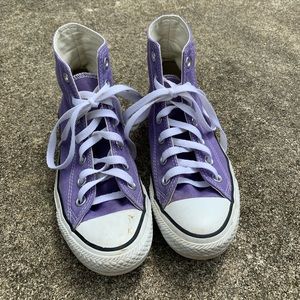 Converse Chuck Taylor All Star High Tops, Purple